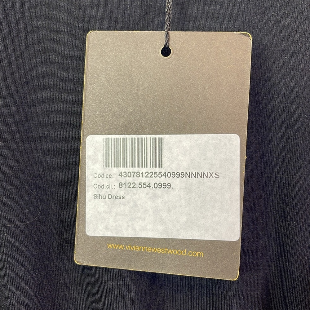 VIVIENNE WESTWOOD ANGLOMANIA JERSEY SIHU DRESS XS - Picture 4 of 11